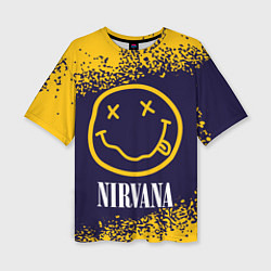 Женская футболка оверсайз NIRVANA НИРВАНА