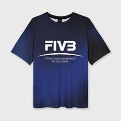 Женская футболка оверсайз FIVB Volleyball