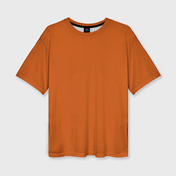 Женская футболка оверсайз Радуга v6 - оранжевый