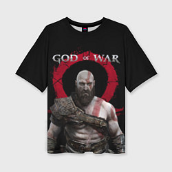 Женская футболка оверсайз God of War