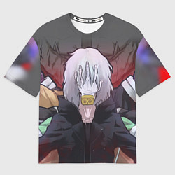 Футболка оверсайз женская Томура Шигараки Z, цвет: 3D-принт