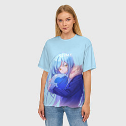 Футболка оверсайз женская Slime, цвет: 3D-принт — фото 2