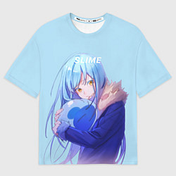 Футболка оверсайз женская Slime, цвет: 3D-принт