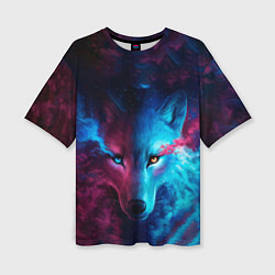 Футболка оверсайз женская ЗВЕЗДНЫЙ ВОЛК, цвет: 3D-принт