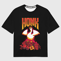 Женская футболка оверсайз HONK Goose