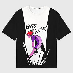Футболка оверсайз женская Gess monster, цвет: 3D-принт