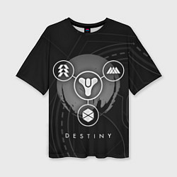 Футболка оверсайз женская DESTINY, цвет: 3D-принт