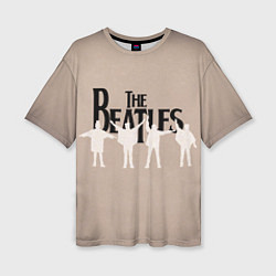 Женская футболка оверсайз The Beatles