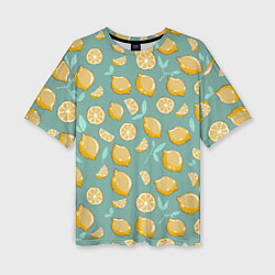 Женская футболка оверсайз Lemon