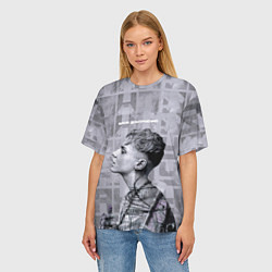Футболка оверсайз женская Ваня Дмитриенко, цвет: 3D-принт — фото 2