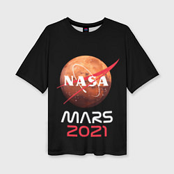 Женская футболка оверсайз NASA Perseverance