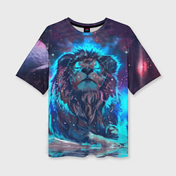 Женская футболка оверсайз Galaxy Lion