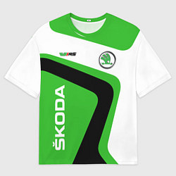 Футболка оверсайз женская Skoda, цвет: 3D-принт