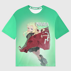 Футболка оверсайз женская Pravda, цвет: 3D-принт