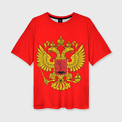 Женская футболка оверсайз РОССИЯ RUSSIA UNIFORM
