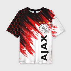 Женская футболка оверсайз FC AJAX AMSTERDAM ФК АЯКС