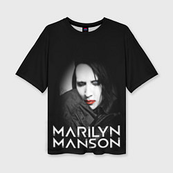 Футболка оверсайз женская MARILYN MANSON, цвет: 3D-принт
