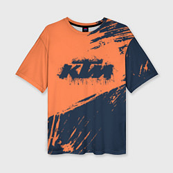 Женская футболка оверсайз KTM ГРАНЖ Z