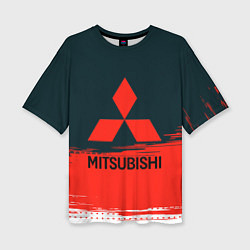 Женская футболка оверсайз MITSUBISHI МИТСУБИШИ Z