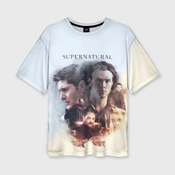 Футболка оверсайз женская Supernatural, цвет: 3D-принт