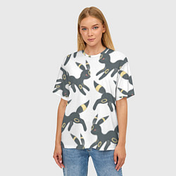 Футболка оверсайз женская Покемон Амбреон, цвет: 3D-принт — фото 2