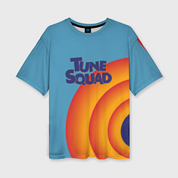 Футболка оверсайз женская Форма Tune Squad верх, цвет: 3D-принт