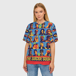 Футболка оверсайз женская The Suicide Squad, цвет: 3D-принт — фото 2