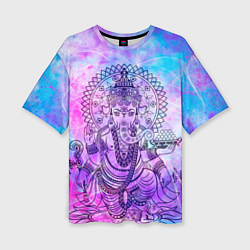Женская футболка оверсайз Буддизм