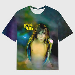Женская футболка оверсайз Точно ртуть алоэ - Мумий Тролль