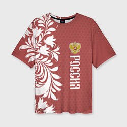 Женская футболка оверсайз Сборная России