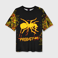 Женская футболка оверсайз The Prodigy логотип