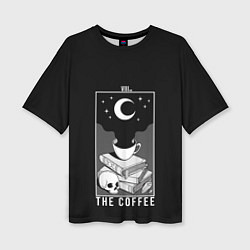 Женская футболка оверсайз The Coffee Occult