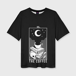 Футболка оверсайз женская The Coffee Occult, цвет: 3D-принт