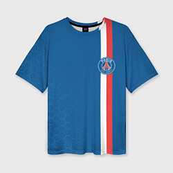 Женская футболка оверсайз PSG SPORT STRIPES UNIFORM