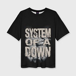 Женская футболка оверсайз System of a Down