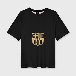 Женская футболка оверсайз Golden Barca
