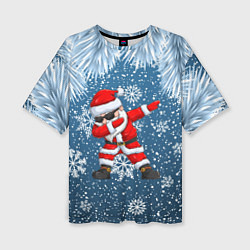 Футболка оверсайз женская DAB SANTA WINTER, цвет: 3D-принт