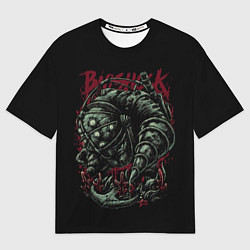 Футболка оверсайз женская Большой папочка, цвет: 3D-принт