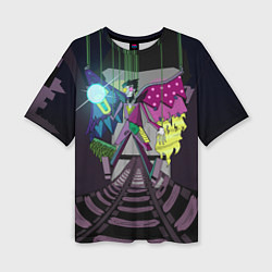 Женская футболка оверсайз Spamton: BIG SHOT ! Deltarune Спамтон