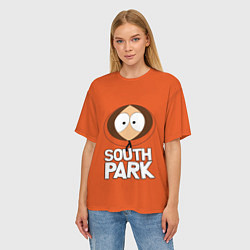 Футболка оверсайз женская Южный парк Кенни South Park, цвет: 3D-принт — фото 2