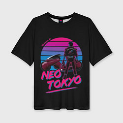 Футболка оверсайз женская Welkome to NEO TOKYO Akira, цвет: 3D-принт