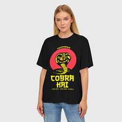 Футболка оверсайз женская Cobra Kai California, цвет: 3D-принт — фото 2