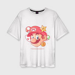 Женская футболка оверсайз Милаха Марио