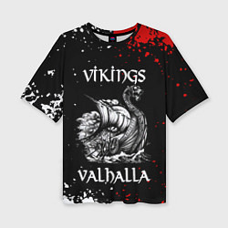 Футболка оверсайз женская Викинги: Вальхалла Vikings: Valhalla, цвет: 3D-принт