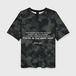 Футболка оверсайз женская ARMY NOW, цвет: 3D-принт