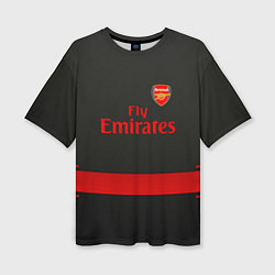 Женская футболка оверсайз Arsenal fc