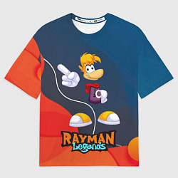 Футболка оверсайз женская Rayman Legends kid, цвет: 3D-принт