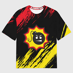Женская футболка оверсайз Serious Sam Big Logo