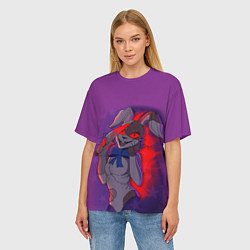 Футболка оверсайз женская FNAF Ванесса, цвет: 3D-принт — фото 2
