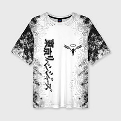 Футболка оверсайз женская Токийские мстители Tokyo Revengers logo, цвет: 3D-принт